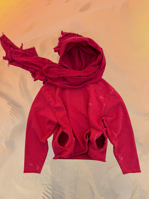 Nomade Hoodie – Crimson Mirage